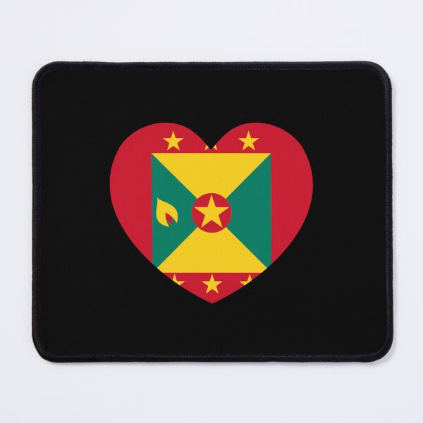 Item preview, Grenada Flag Heart GD designed and sold by shitpostee.