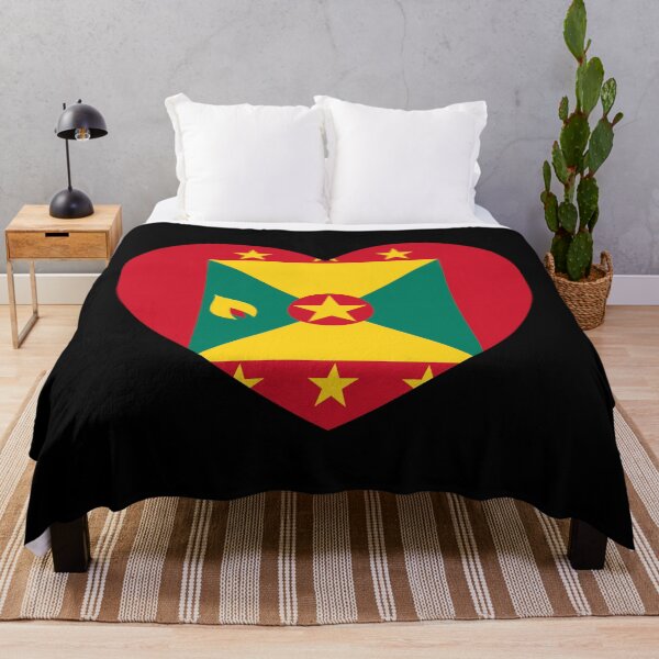 Item preview, Grenada Flag Heart GD designed and sold by shitpostee.