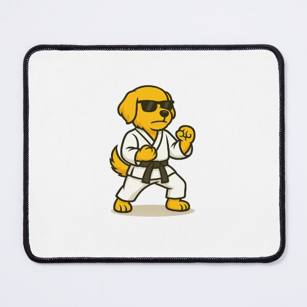 Item preview, Karate Napkin - Golden Retriever designed and sold by NapkinStuff.
