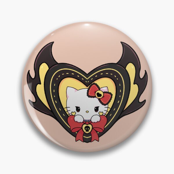Item preview, Pastel Goth Hello Kitty Heart designed and sold by Ovarkt.