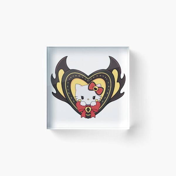 Item preview, Pastel Goth Hello Kitty Heart designed and sold by Ovarkt.