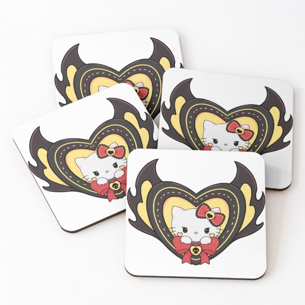 Item preview, Pastel Goth Hello Kitty Heart designed and sold by Ovarkt.