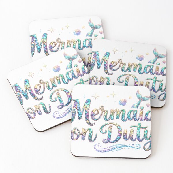 Item preview, Mermaid on Duty – Water Workout Graphic designed and sold by Halbeskilo.