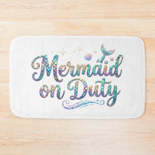 Item preview, Mermaid on Duty – Water Workout Graphic designed and sold by Halbeskilo.