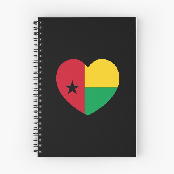 Item preview, Guinea-Bissau Flag Heart GW designed and sold by shitpostee.