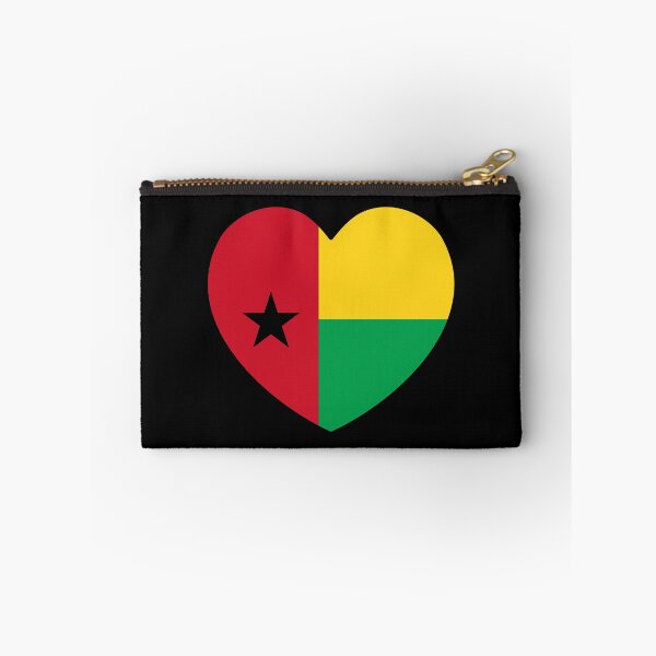 Item preview, Guinea-Bissau Flag Heart GW designed and sold by shitpostee.