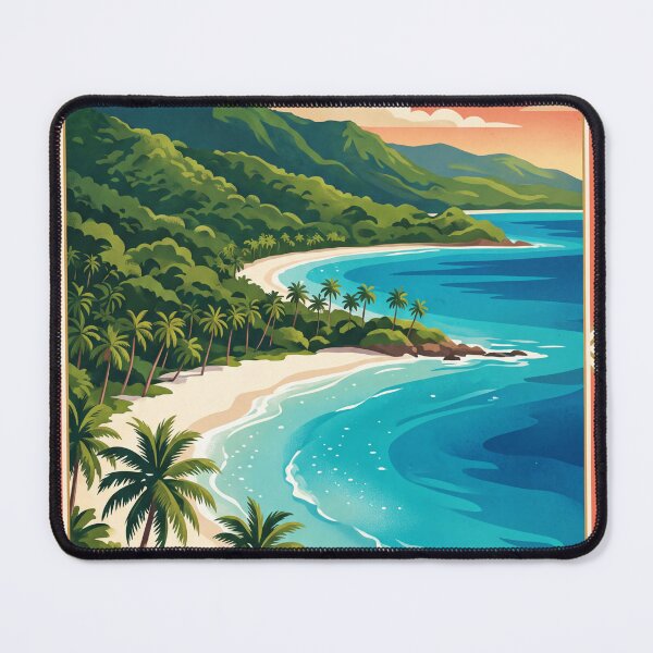 Item preview, Montego Bay Jamaica Vintage Travel Poster – Tropical Caribbean Beach designed and sold by Bomax121.