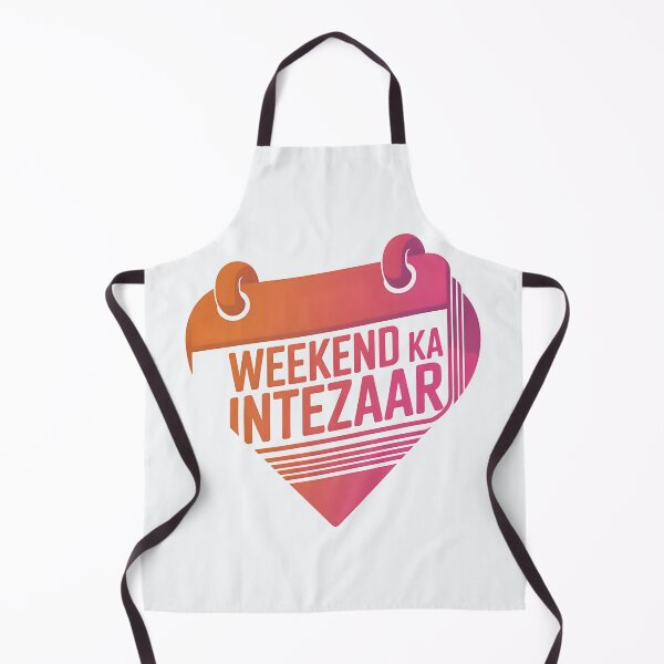 Item preview, Weekend Ka Intezaar – Funny Weekend Mood Desi Quote Design designed and sold by Swati Art Shop.