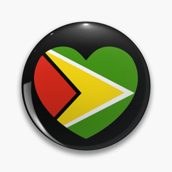 Item preview, Guyana Flag Heart GY designed and sold by shitpostee.
