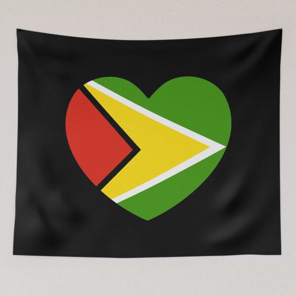 Item preview, Guyana Flag Heart GY designed and sold by shitpostee.