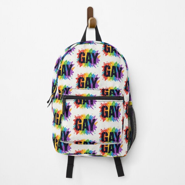 Item preview, Bold GAY Rainbow Splash Pride Graphic designed and sold by ZhivanCrimson.