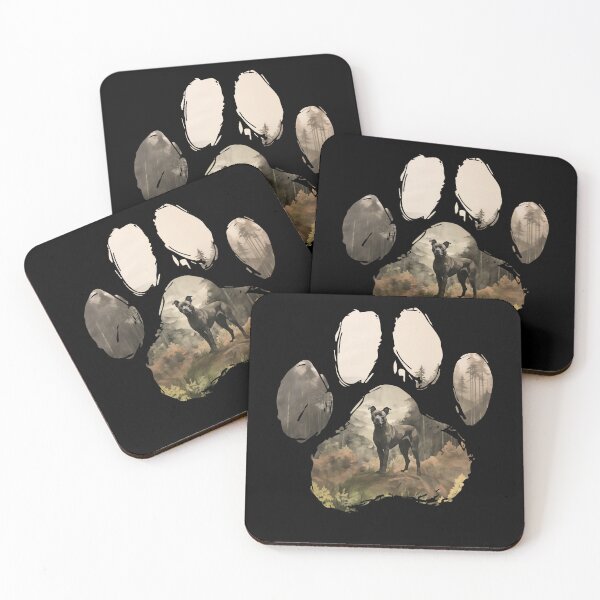 Item preview, Funny Pitbull Paw Foggy Mountain Tree Mom Dad Kids designed and sold by rafaeltto.