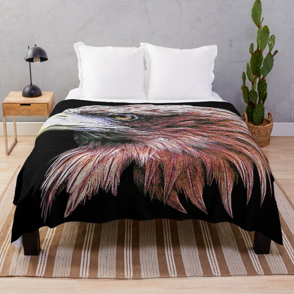 Item preview, Golden eagle head, griffin birds, cool birds, popular wild animal motifs designed and sold by Kirei-Lily.