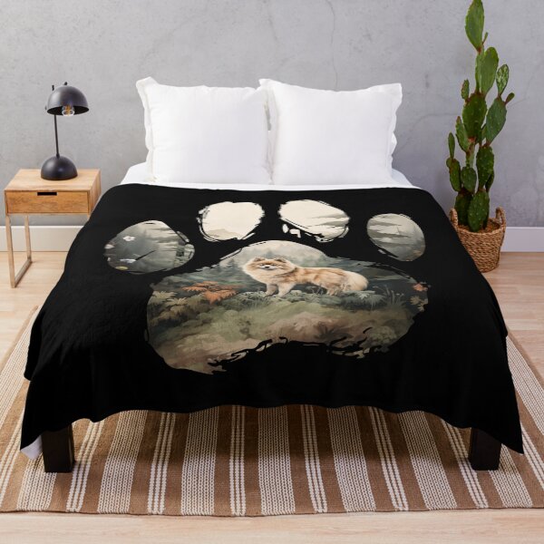 Item preview, Funny Pomeranian Paw Foggy Mountain Tree Mom Dad Kids designed and sold by rafaeltto.