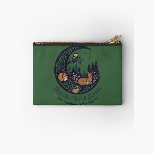 Item preview, Nature Never Sleeps Woodland Artwork | Premium Nature Illustration designed and sold by Amr Darwish Graphic designer.