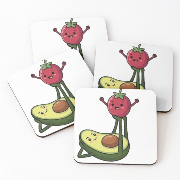 Item preview, Avocado Tomato AcroYoga L Base Partner Stance designed and sold by moTshiTshi.