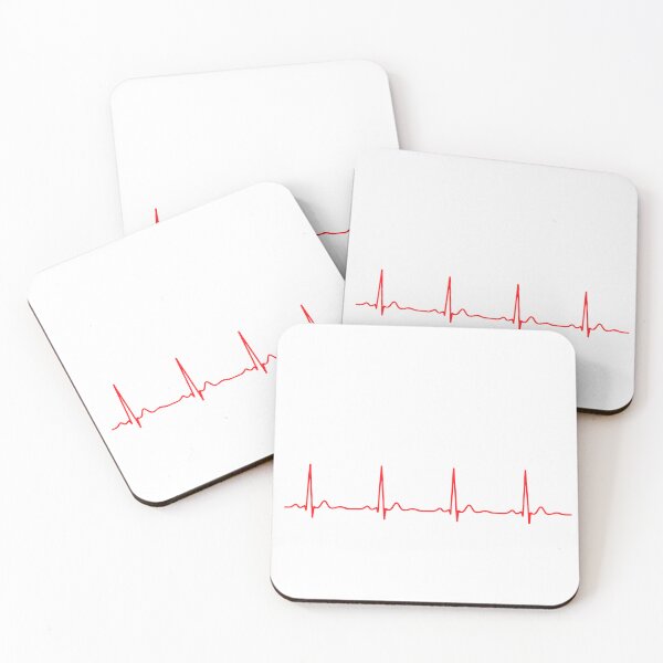 Item preview, Heartbeat ECG Pulse Line Illustration designed and sold by VectorForge Studio.