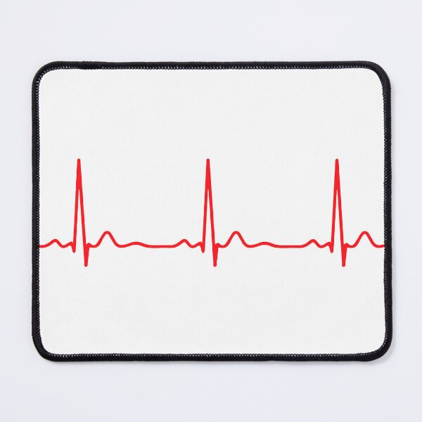 Item preview, Heartbeat ECG Pulse Line Illustration designed and sold by VectorForge Studio.