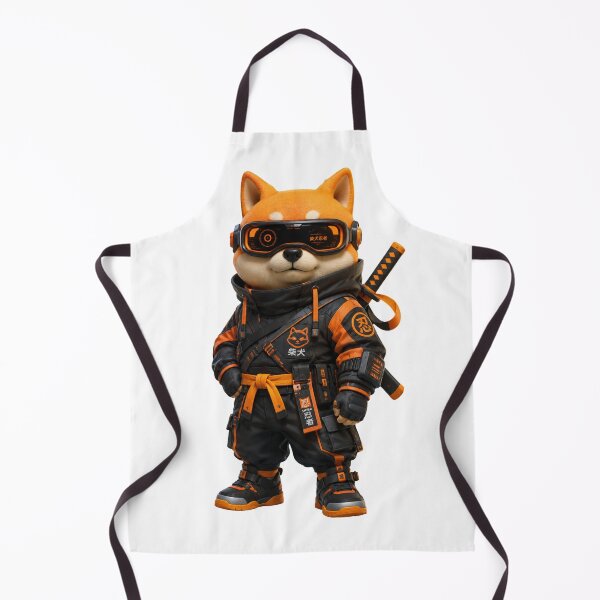 Item preview, Cyberpunk Shiba Inu Ninja Techwear Anime Dog designed and sold by Bhinfy.