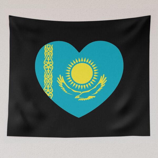 Item preview, Kazakhstan Flag Heart KZ designed and sold by shitpostee.