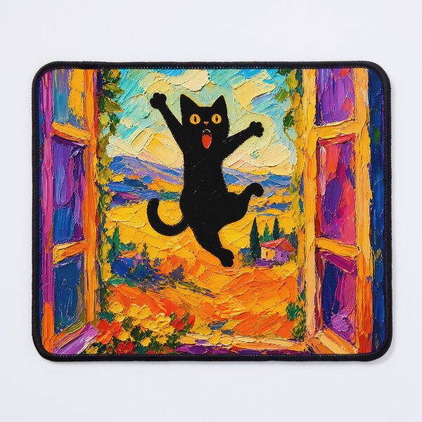 Item preview, Matisse Open Window Black Cat designed and sold by PurrfectHome.