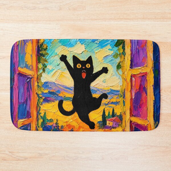 Item preview, Matisse Open Window Black Cat  designed and sold by PurrfectHome.