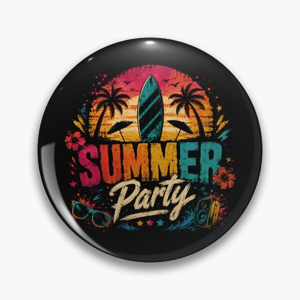 Item preview, Summer Party Beach Surfing Vacation Tropical Ocean designed and sold by RetroMini2026.