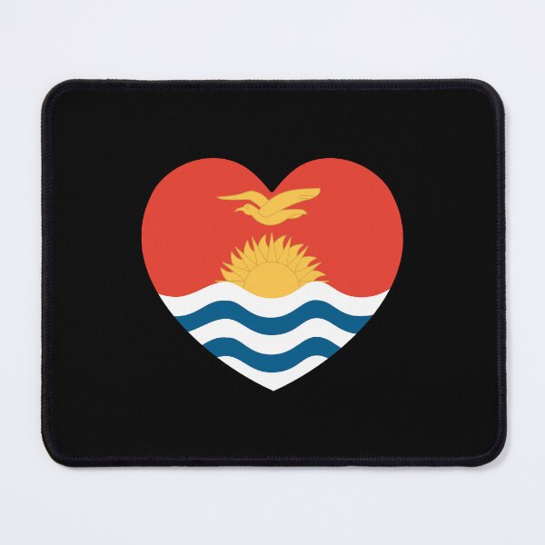 Item preview, Kiribati Flag Heart KI designed and sold by shitpostee.