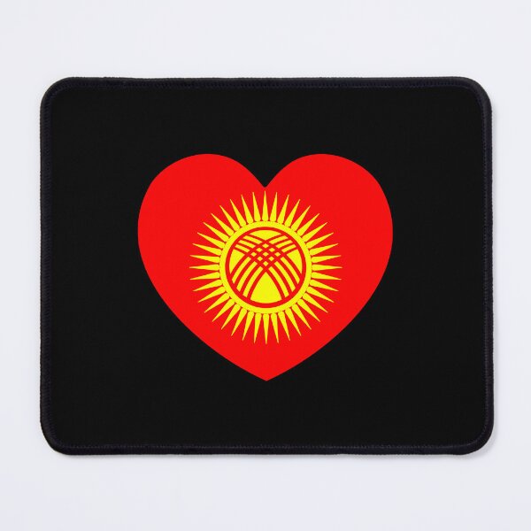 Item preview, Kyrgyzstan Flag Heart KG designed and sold by shitpostee.