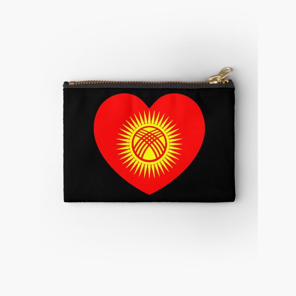 Item preview, Kyrgyzstan Flag Heart KG designed and sold by shitpostee.