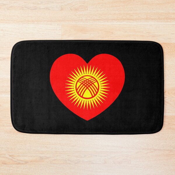Item preview, Kyrgyzstan Flag Heart KG designed and sold by shitpostee.