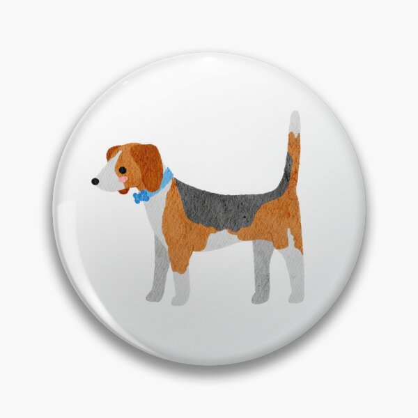 Item preview, Cute Cartoon Beagle with Blue Bow Collar designed and sold by bataljart.