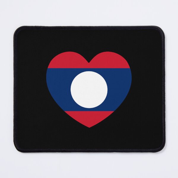 Item preview, Laos Flag Heart LA designed and sold by shitpostee.