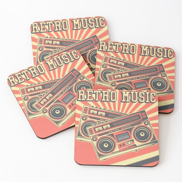 Item preview, Retro Music Tape Recorder Radio Vintage Signage Poster designed and sold by OlsonElmer.