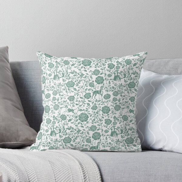 Item preview, Great Dane Floral Pattern | Elegant Botanical Dog Design Green designed and sold by WildLakePatterns.