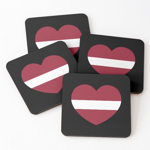 Item preview, Latvia Flag Heart LV designed and sold by shitpostee.