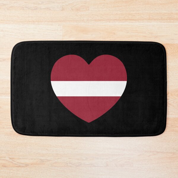 Item preview, Latvia Flag Heart LV designed and sold by shitpostee.