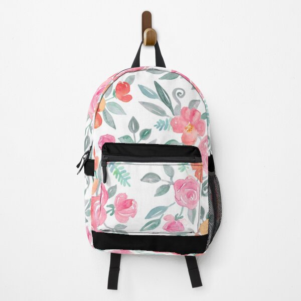 Item preview, Amelia Floral In Pink And Peach Watercolor designed and sold by ankhangdesigner.
