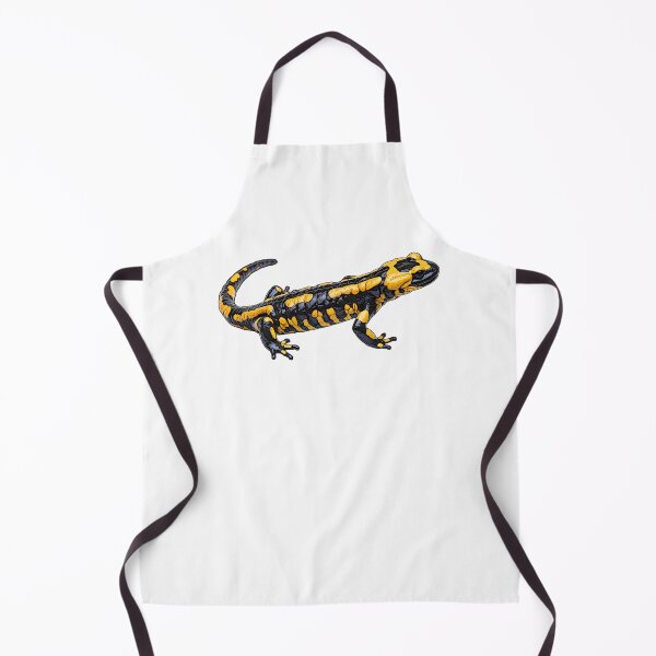 Item preview, Fire salamander, amphibian, animal motifs man designed and sold by Kirei-Lily.