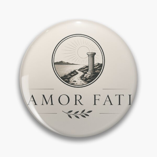Item preview, Amor Fati - Vintage Stoic Philosophy Graphic | Minimalist Ancient Roman Design designed and sold by TheQuietMind.