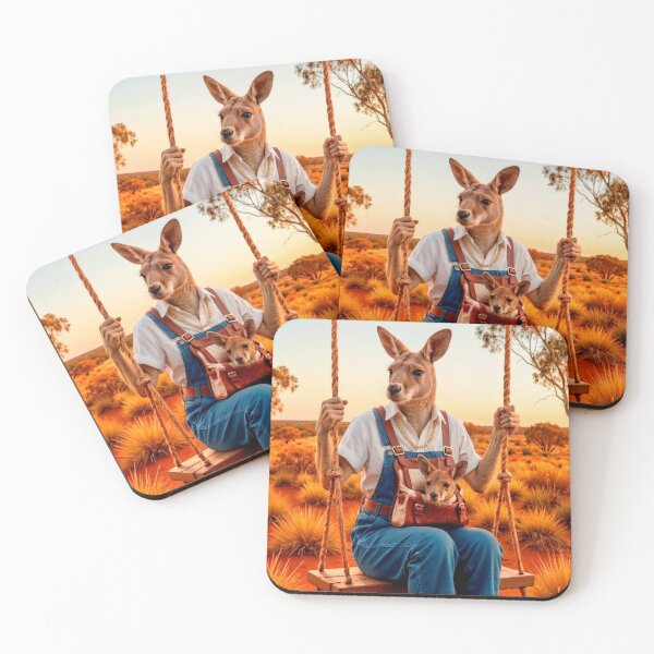 Item preview, Mother Kangaroo with Joey designed and sold by HybridA-2.