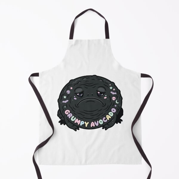 Item preview, Grumpy Avocado Black Rain Frog Kawaii Sad Toad designed and sold by Arc2020.