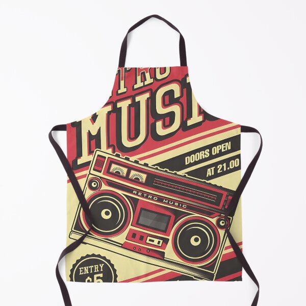 Item preview, Retro Music Tape Recorder Radio Vintage Signage Poster designed and sold by OlsonElmer.