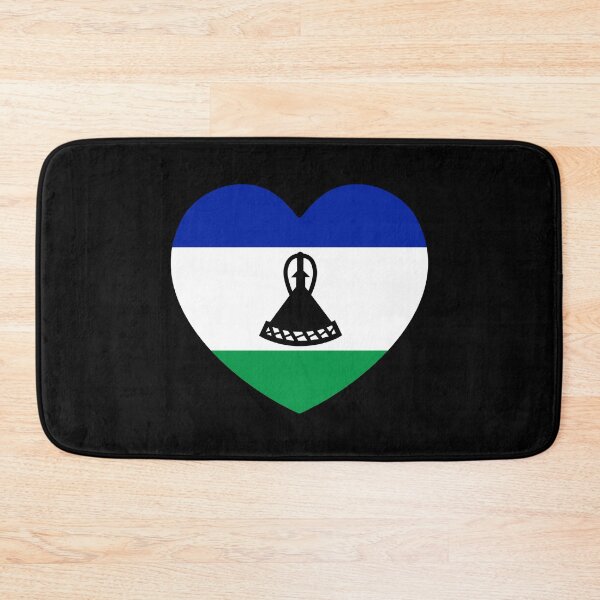 Item preview, Lesotho Flag Heart LS designed and sold by shitpostee.