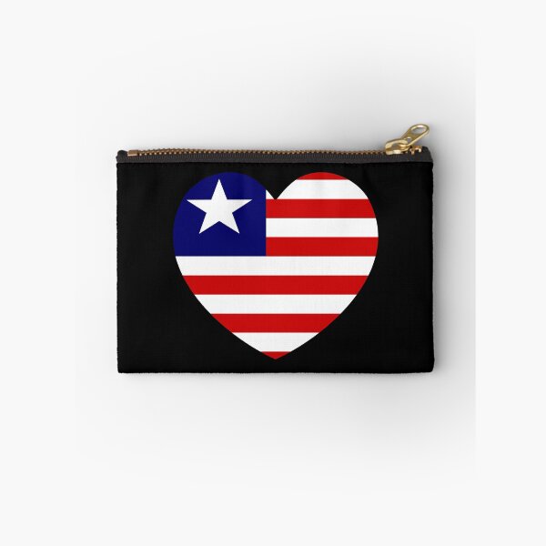 Item preview, Liberia Flag Heart LR designed and sold by shitpostee.