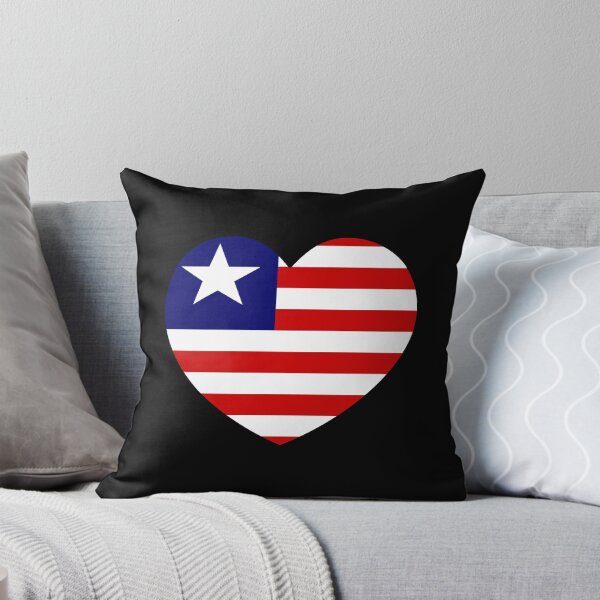 Item preview, Liberia Flag Heart LR designed and sold by shitpostee.