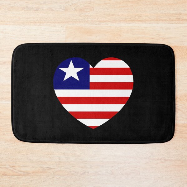 Item preview, Liberia Flag Heart LR designed and sold by shitpostee.
