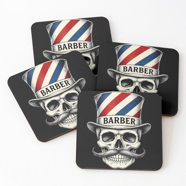 Item preview, Vintage Barber Skull Top Hat designed and sold by Barber MD Culture.
