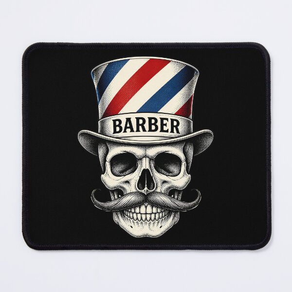 Item preview, Vintage Barber Skull Top Hat designed and sold by Barber MD Culture.