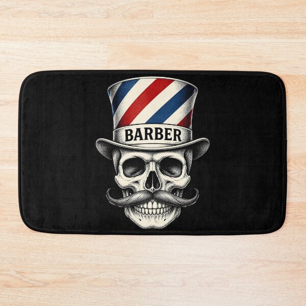 Item preview, Vintage Barber Skull Top Hat designed and sold by Barber MD Culture.